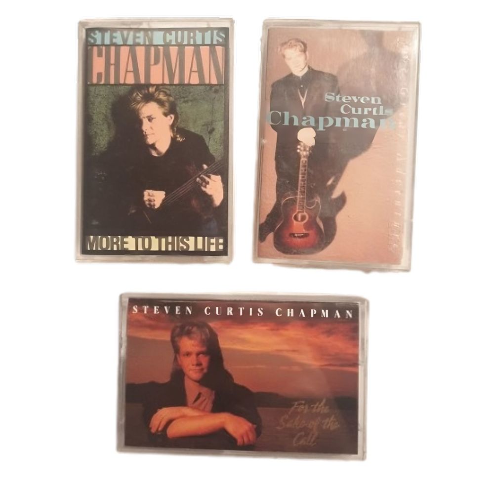 3 Vintage Steven Curtis Chapman Cassettes - Inspirational Music Collection